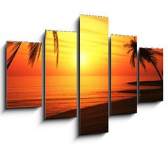 Obraz 5D ptidln - 150 x 100 cm F_GB27987416 - Ibiza Sunset Chillout Beach 01