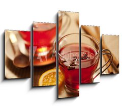 Obraz 5D ptidln - 150 x 100 cm F_GB28090479 - toddy or mulled wine - vno nebo svaen vno