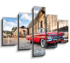 Obraz 5D ptidln - 150 x 100 cm F_GB28895632 - Red Chevrolet