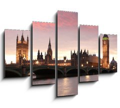 Obraz   Big Ben in the evening, London, UK, 150 x 100 cm