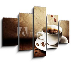Obraz 5D ptidln - 150 x 100 cm F_GB31123122 - Coffee