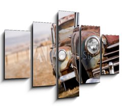 Obraz ptidln 5D - 150 x 100 cm F_GB3117112 - abandoned cars