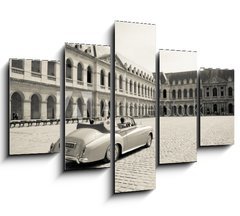 Obraz 5D ptidln - 150 x 100 cm F_GB31462735 - Collection car for wedding ceremony in Paris