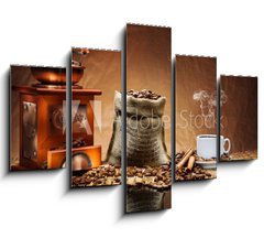 Obraz 5D ptidln - 150 x 100 cm F_GB31588388 - coffee accessories on mat