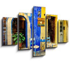 Obraz   pictorial old streets of Greece  Chania, Crete, 150 x 100 cm