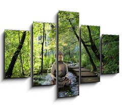 Obraz 5D ptidln - 150 x 100 cm F_GB32605234 - Bouddha et Serenite