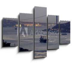 Obraz ptidln 5D - 150 x 100 cm F_GB33038207 - Bosphorus bridge, Istanbul-Turkey