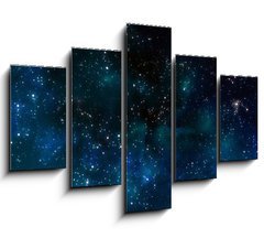 Obraz 5D ptidln - 150 x 100 cm F_GB33159882 - deep outer space or starry night sky - hlubok vesmr nebo hvzdn non obloha