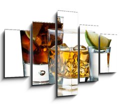 Obraz ptidln 5D - 150 x 100 cm F_GB33282321 - Cocktails and shots