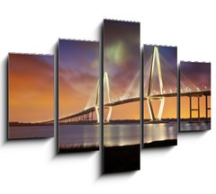 Obraz   Arthur Ravenel Jr Cooper River Suspension Bridge Charleston SC, 150 x 100 cm