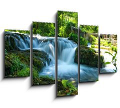 Obraz ptidln 5D - 150 x 100 cm F_GB34351832 - Waterfall