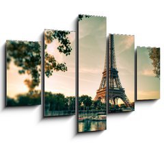 Obraz 5D ptidln - 150 x 100 cm F_GB35460812 - Tour Eiffel Paris France