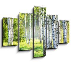 Obraz 5D ptidln - 150 x 100 cm F_GB363600583 - Spring green foliage