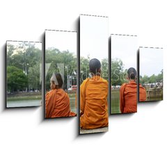 Obraz 5D ptidln - 150 x 100 cm F_GB36480466 - Monks - Mnii