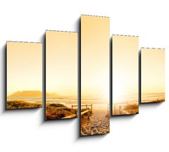 Obraz 5D ptidln - 150 x 100 cm F_GB36708540 - Sunset HDR over the ocean