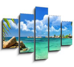 Obraz 5D ptidln - 150 x 100 cm F_GB37245256 - tropical paradise - Seychelles islands
