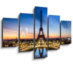 Obraz 5D ptidln - 150 x 100 cm F_GB38382416 - Tour Eiffel Paris France