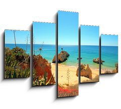 Obraz 5D ptidln - 150 x 100 cm F_GB40052902 - Natural rocks at Praia da Rocha in Portugal