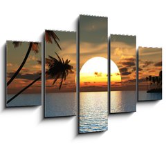 Obraz 5D ptidln - 150 x 100 cm F_GB4073623 - Palms