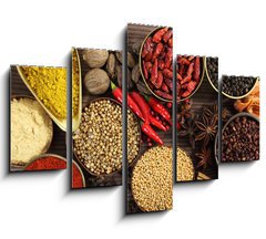 Obraz   Spices and herbs, 150 x 100 cm