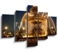 Obraz   Fountain, Place de la Concorde, Paris  Arena Photo UK, 150 x 100 cm