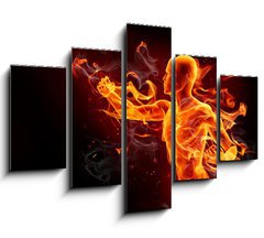 Obraz   Fire kick, 150 x 100 cm