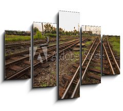 Obraz 5D ptidln - 150 x 100 cm F_GB43109712 - railway