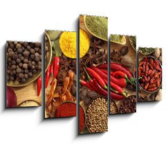 Obraz   Spices and herbs, 150 x 100 cm