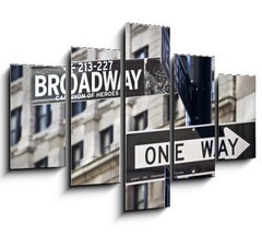 Obraz   Panneau Broadway  New York, 150 x 100 cm