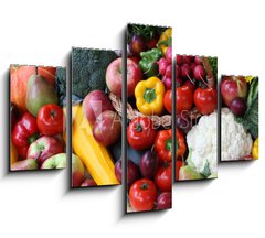 Obraz 5D ptidln - 150 x 100 cm F_GB44492471 - Vegetable stall