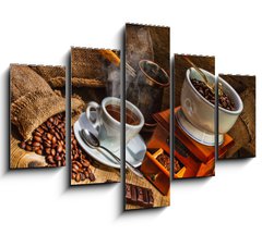 Obraz 5D ptidln - 150 x 100 cm F_GB45568807 - grinder and other accessories for the coffee