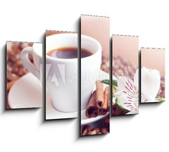 Obraz 5D ptidln - 150 x 100 cm F_GB45911751 - mug black coffee