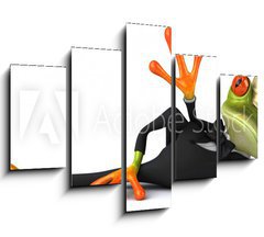 Obraz 5D ptidln - 150 x 100 cm F_GB46492508 - Fun frog