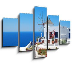 Obraz   Traditional architecture of Oia village at Santorini island in G, 150 x 100 cm