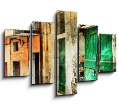 Obraz 5D ptidln - 150 x 100 cm F_GB47703584 - pictorial old streets of Italy