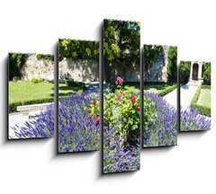 Obraz 5D ptidln - 150 x 100 cm F_GB53384066 - garden in Les Baux de-Provence, Provence, France