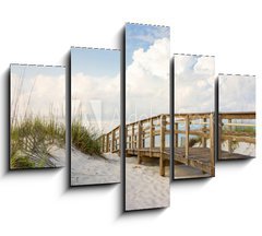 Obraz   Boardwalk in the Beach Sand Dunes, 150 x 100 cm