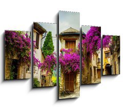 Obraz 5D ptidln - 150 x 100 cm F_GB54256974 - art beautiful old town of Provence