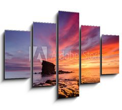 Obraz 5D ptidln - 150 x 100 cm F_GB57316748 - Dawn at Collywell Bay