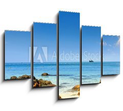 Obraz 5D ptidln - 150 x 100 cm F_GB58512794 - Beach on Holiday - Pl na dovolen