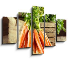 Obraz 5D ptidln - 150 x 100 cm F_GB59972798 - fresh carrots - erstvou mrkev