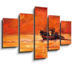 Obraz   Fishing boat, 150 x 100 cm