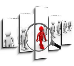 Obraz 5D ptidln - 150 x 100 cm F_GB62248984 - Job search and career choice employment concept