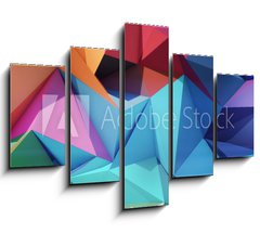 Obraz 5D ptidln - 150 x 100 cm F_GB62526017 - Abstract geometric background