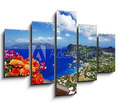 Obraz   beautiful Capri island  Italian travel series, 150 x 100 cm
