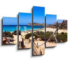 Obraz 5D ptidln - 150 x 100 cm F_GB65475303 - Falasarna beach, Crete, Greece