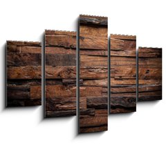 Obraz   design of dark wood background, 150 x 100 cm