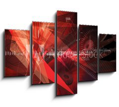 Obraz   an abstract explosion, 150 x 100 cm
