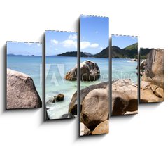 Obraz   beach in Seychelles islands, 150 x 100 cm