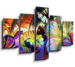 Obraz 5D ptidln - 150 x 100 cm F_GB7162456 - sunset beach